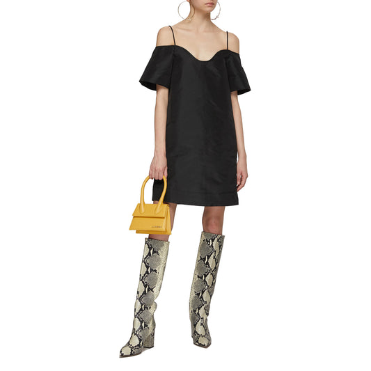 Ganni Cold Shoulder Dress