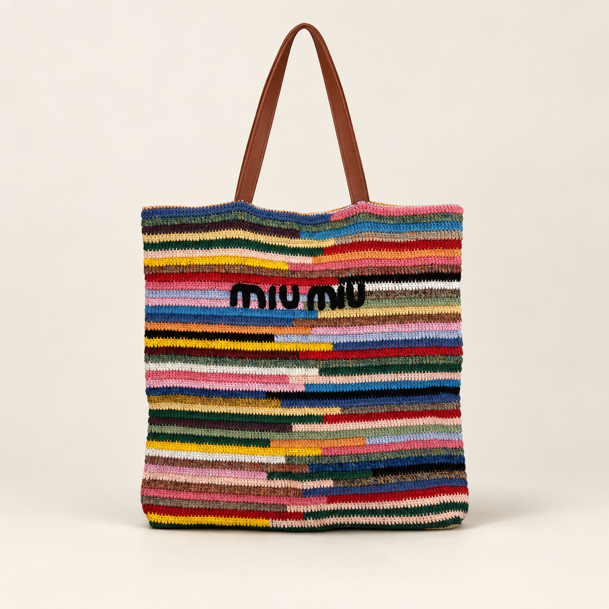 “Miu Miu” Crochet Shoulder Bag