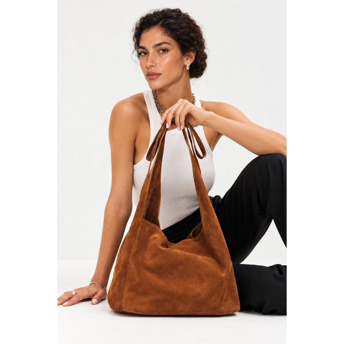 Reformation Suede Tote