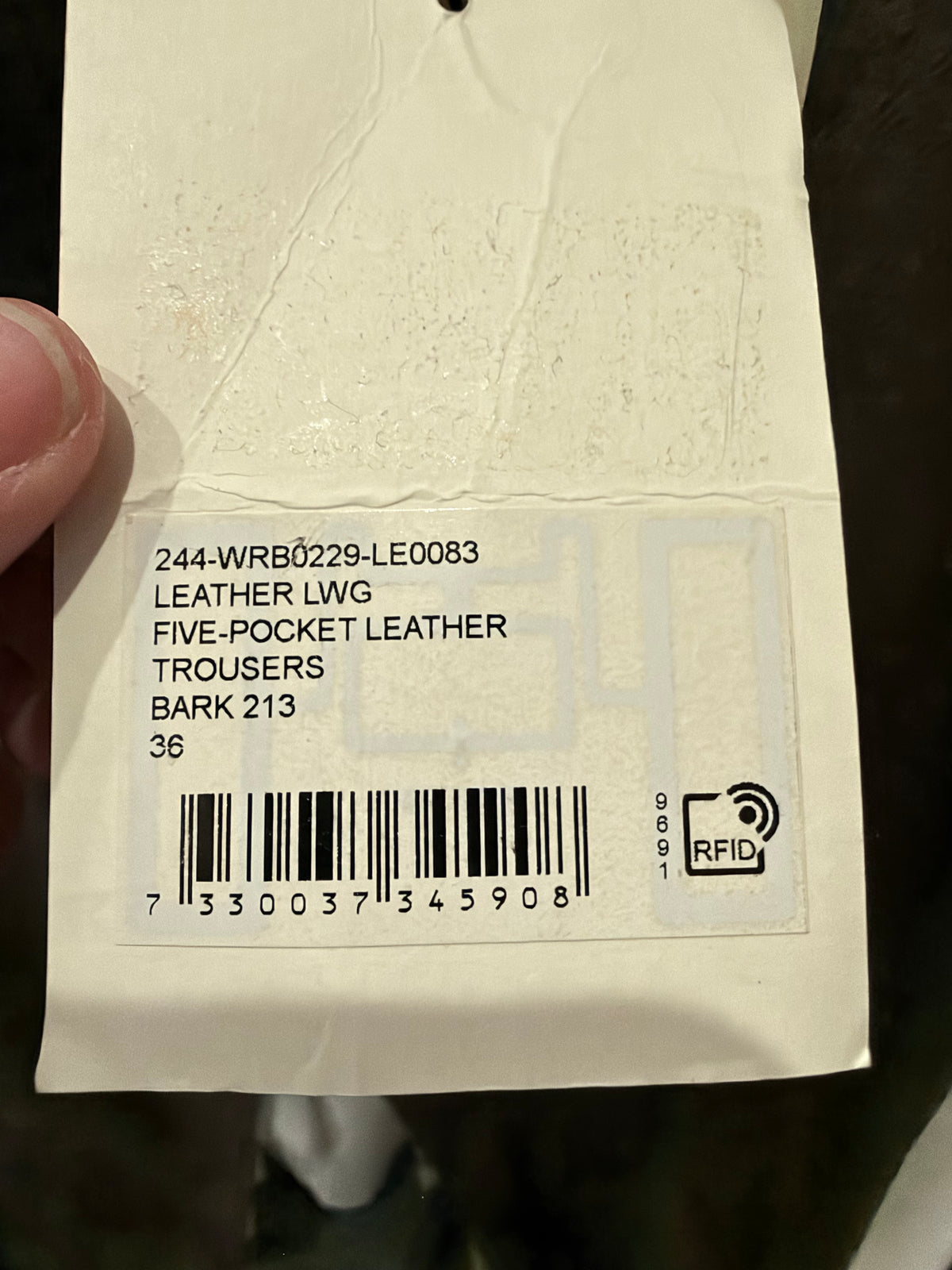 Toteme Brown Leather Pants