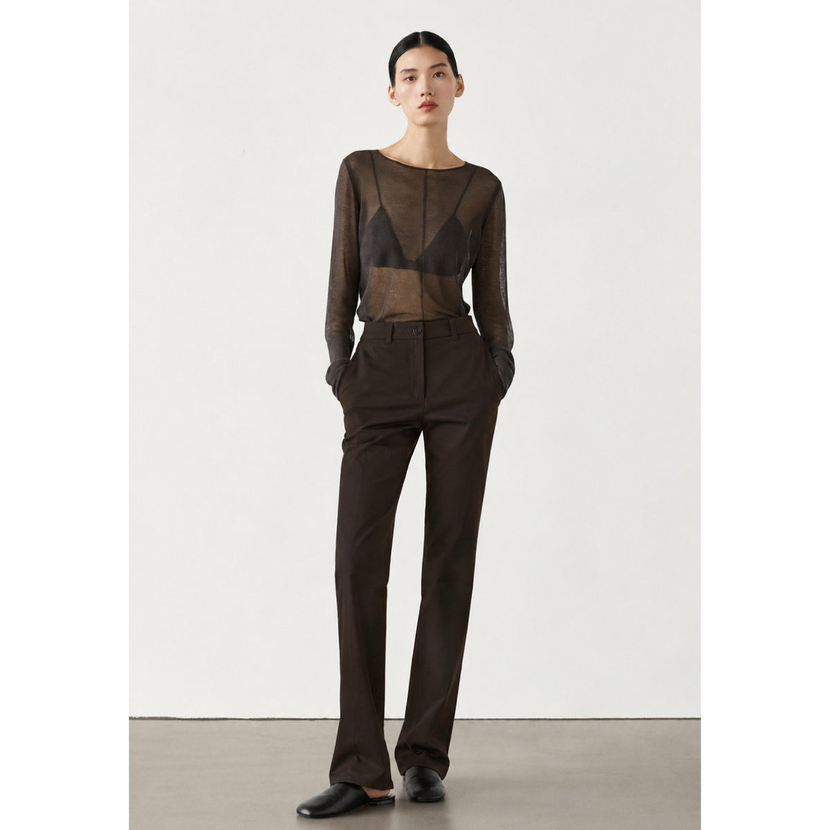 Massimo Dutti Slim Fit Trousers