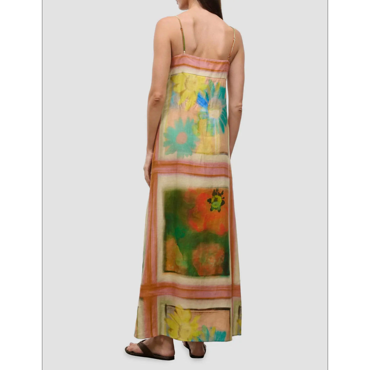STAUD Linen Dress