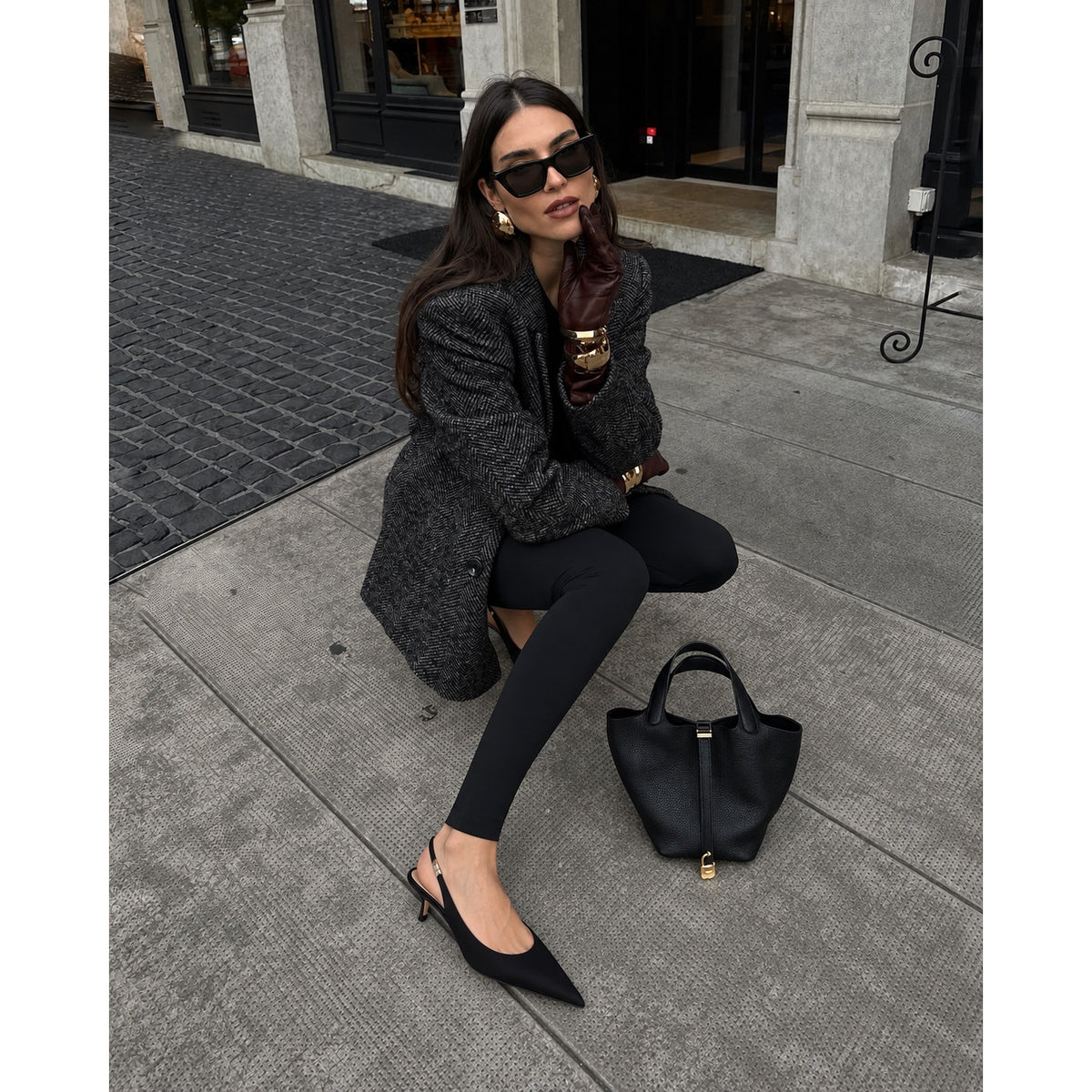 Saint Laurent Satin Pumps