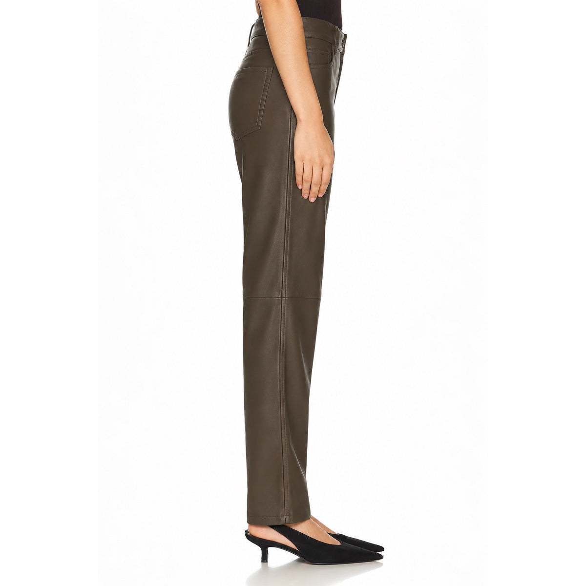 Toteme Brown Leather Pants