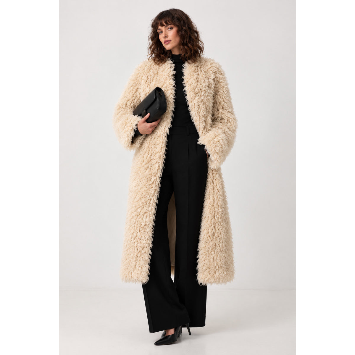 Stand Studio Faux Fur Coat