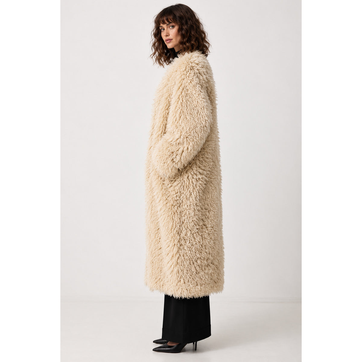 Stand Studio Faux Fur Coat