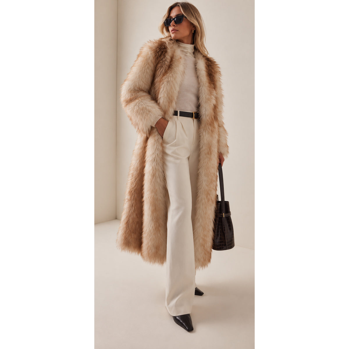 Apparis Faux Fur Coat