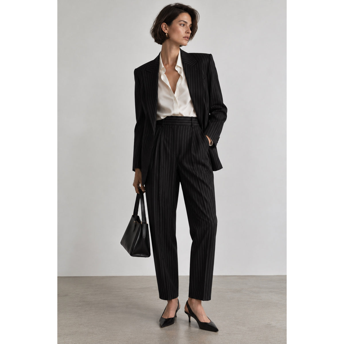Max Mara Pinstripe Pants