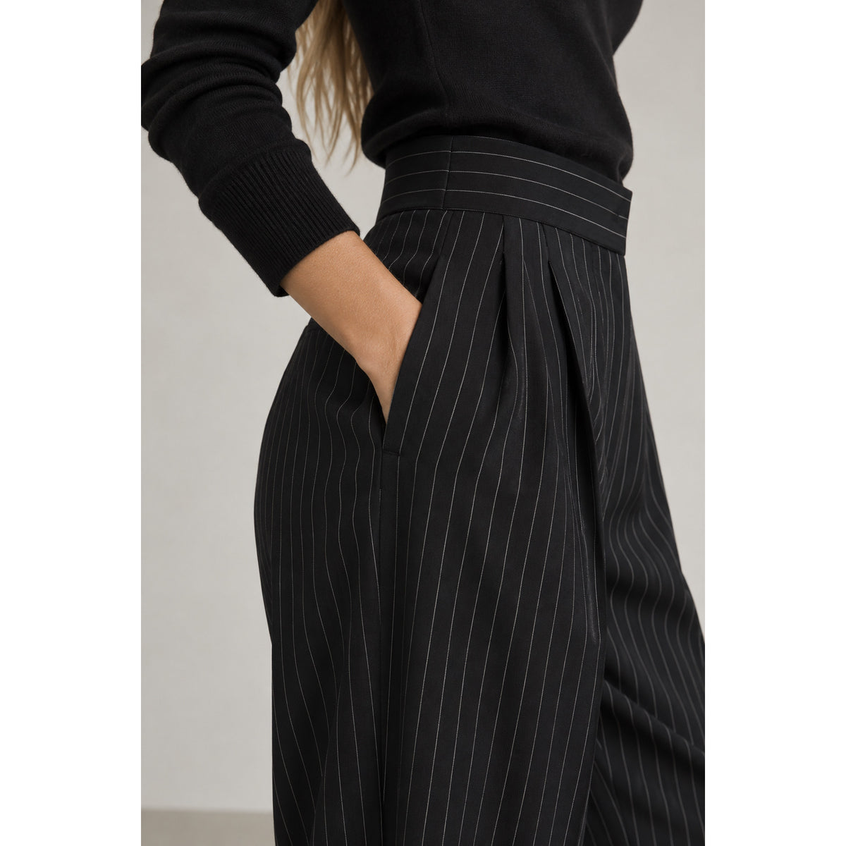 Max Mara Pinstripe Pants