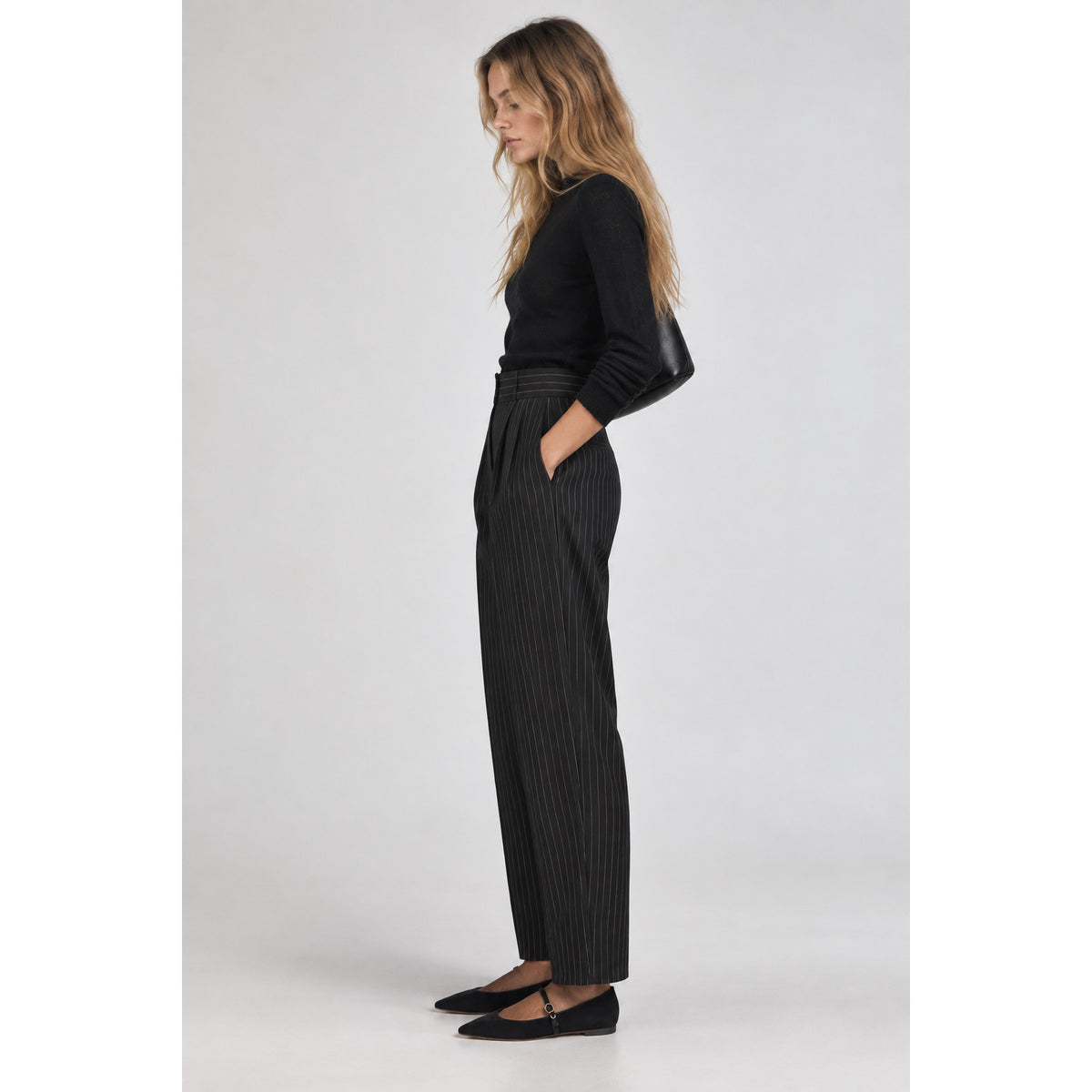 Max Mara Pinstripe Pants