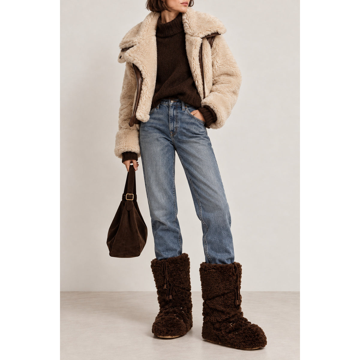 Moon Boot Icon Brown Boots