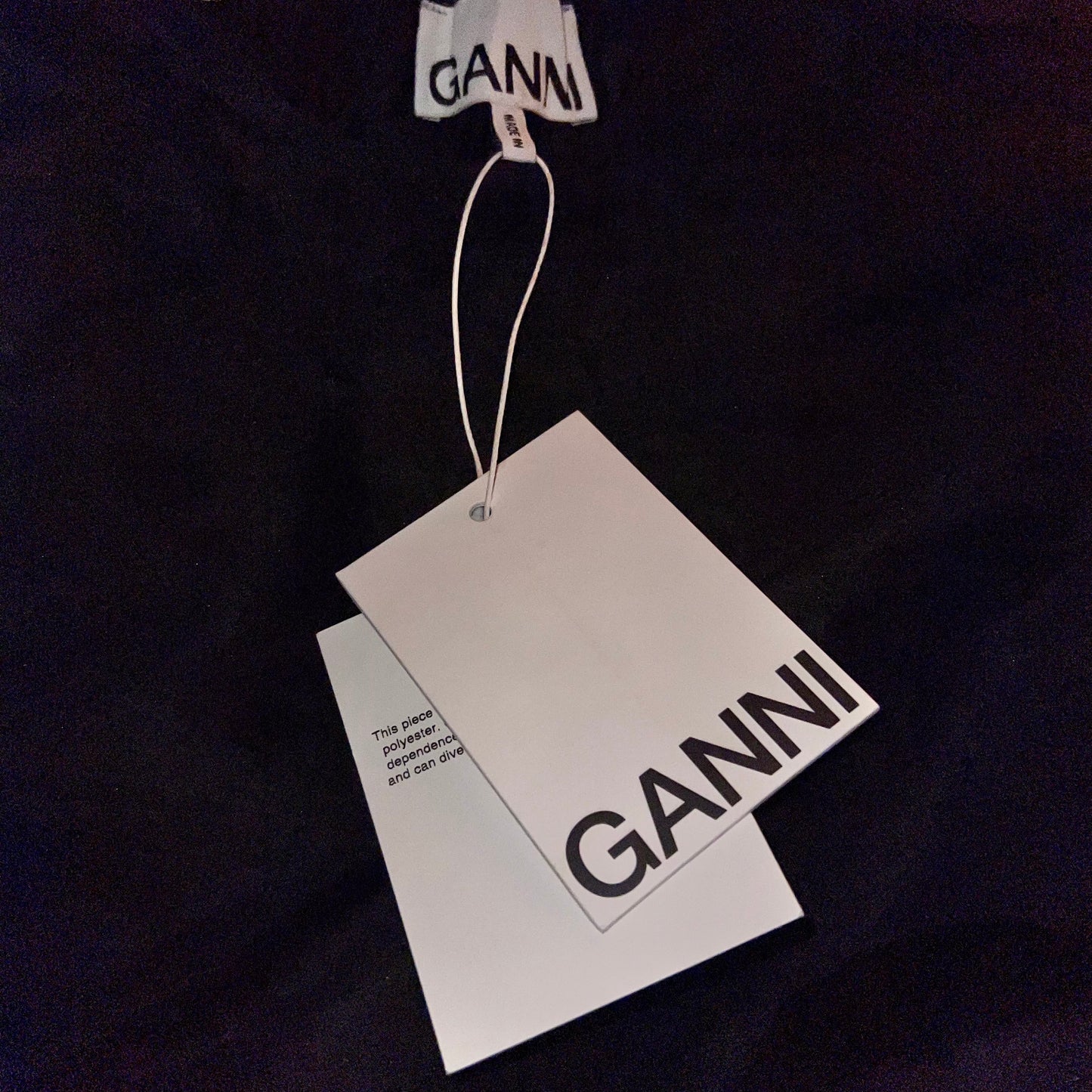 Ganni Cold Shoulder Dress